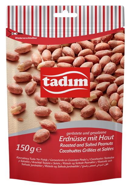 150g Erdnüsse mit Haut