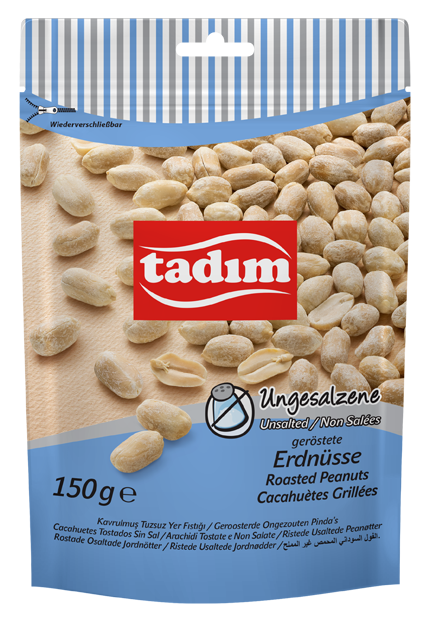 150g ungesalzene Erdnüsse